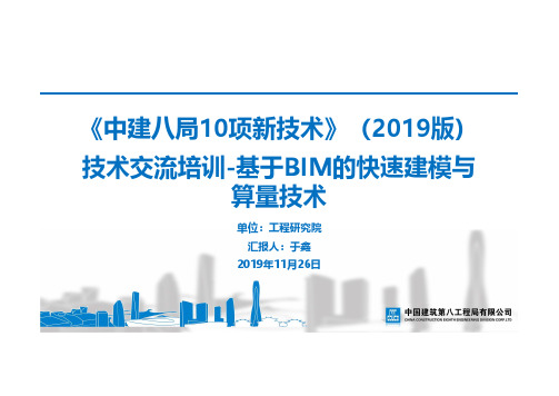30.基于BIM的快速建模与算量技术