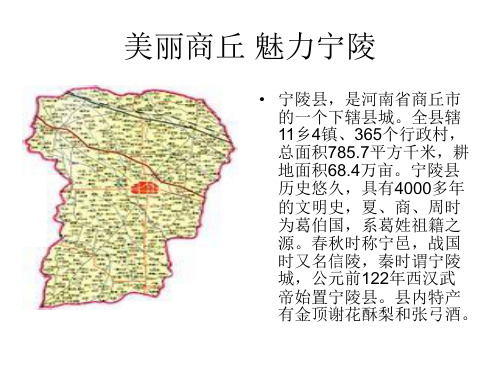 宁陵县历史人物及特产综述