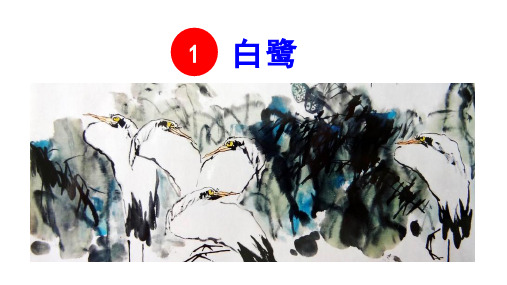 部编版五年级语文上册第1课《白鹭》优质教学课件