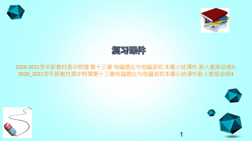 2020-2021学年新教材高中物理第十三章电磁感应与电磁波初本章小结课件新人教版必修3-2020
