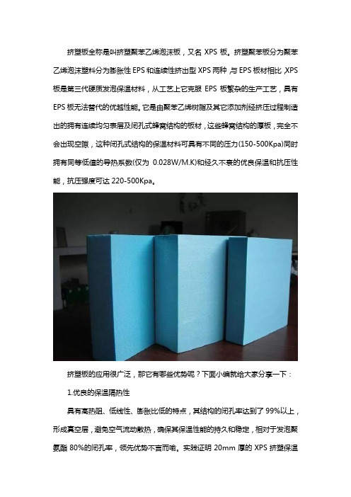 挤塑聚苯板是什么材料