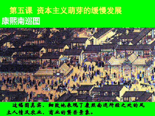资本主义萌芽的缓慢发展