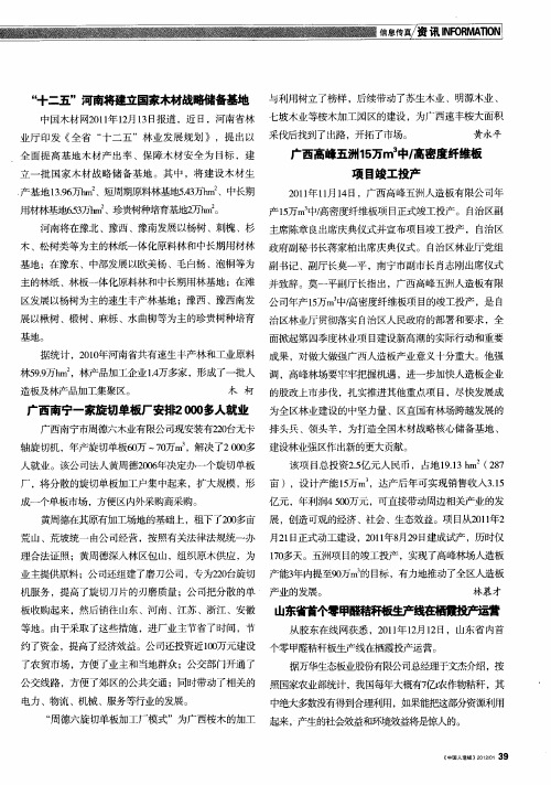 山东省首个零甲醛秸秆板生产线在栖霞投产运营