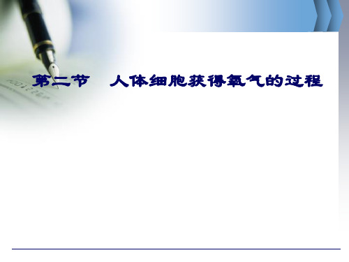 第二节人体细胞获得氧气的过程PPT课件