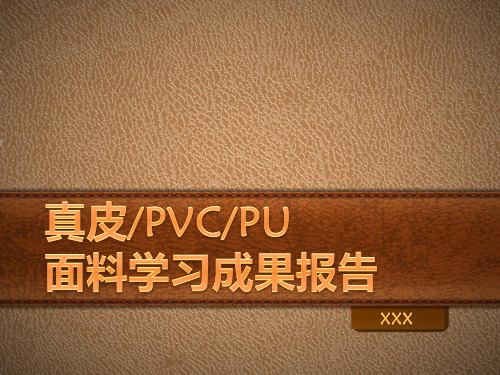 汽车内饰皮革学习PPT课件