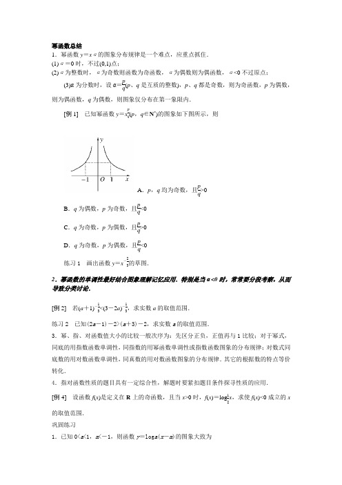 幂函数总结
