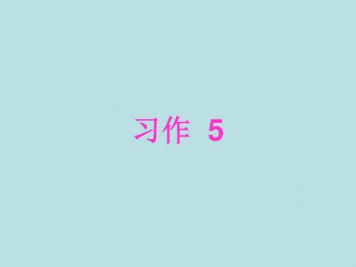 习作5ppt