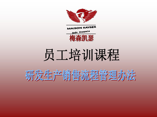 研发生产销售流程管理办法