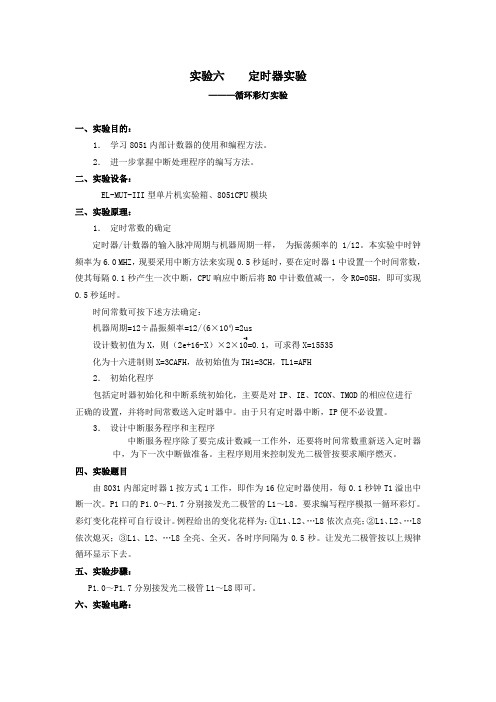 广告灯(定时器)