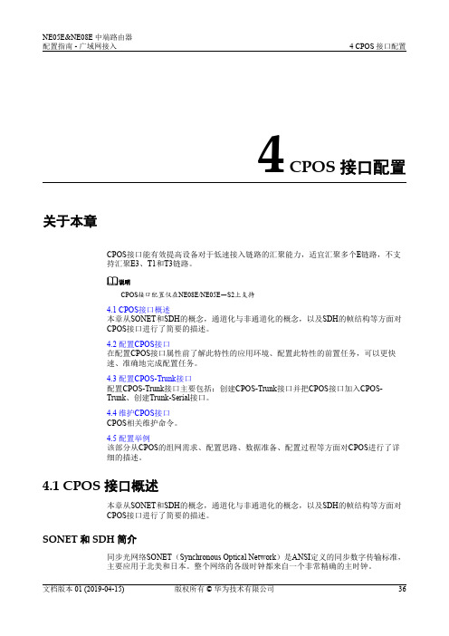 01-04 CPOS接口配置