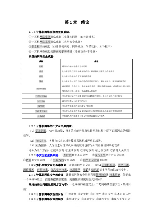 (04751)计算机网络安全串讲资料及课后习题答案