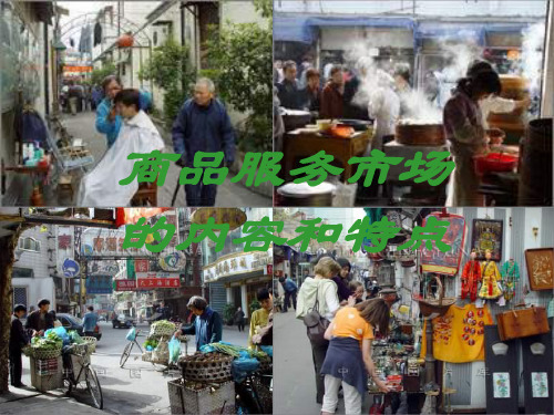 商品服务市场的特点和内容PPT教学课件