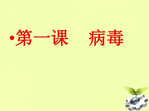 六年级科学上册 第一单元 1 病毒课件1 青岛版