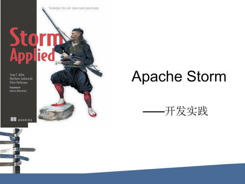 大数据架构与应用——Storm计算平台