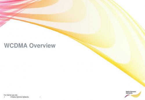 wcdma 诺西内部培训资料