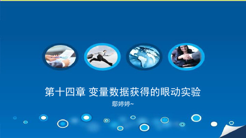 第十四章  变量数据获得的眼动实验ytt