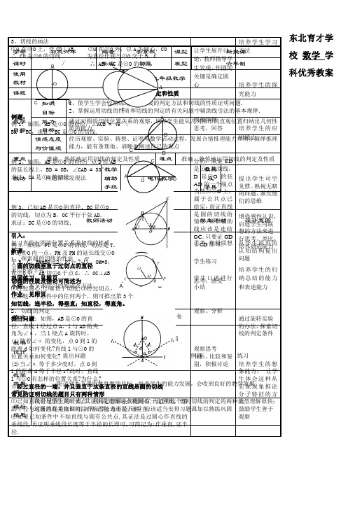 东北育才学校数学 学科优秀教案_3