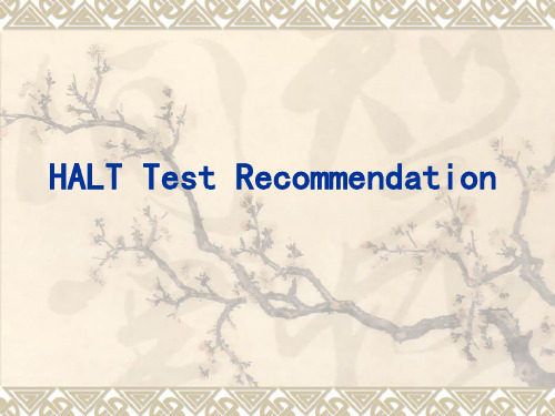 HALT Test