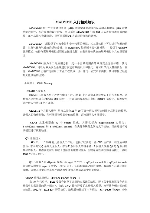 madymo学习资料