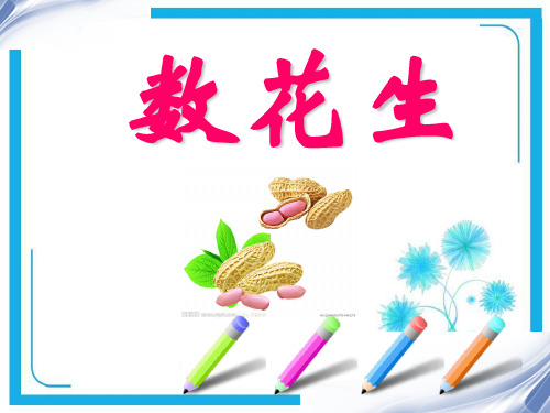 北师大版一年级下册数学优秀课件-3.1《数花生》(共16张PPT)