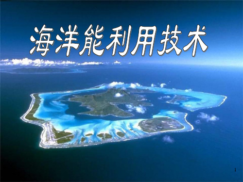 一个不错的课件----波浪能