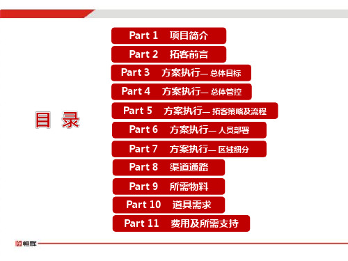 拓客方案恒辉
