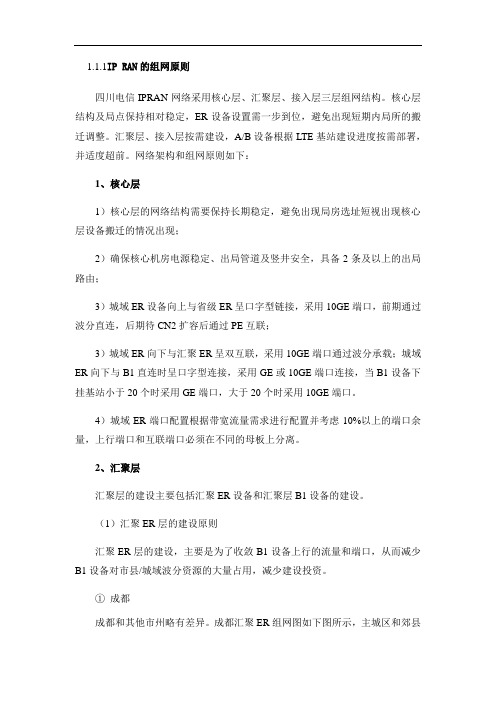 最新IP RAN的组网原则知识分享