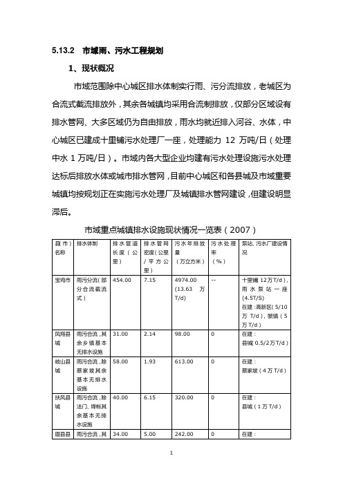 雨污水规划2009-1