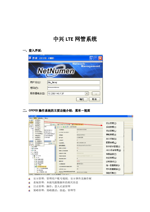 【VIP专享】中兴LTE网管系统OMMB
