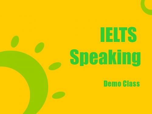 IELTS Speaking