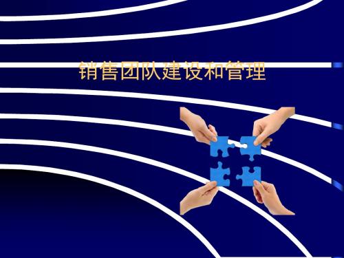 销售团队管理-PPT文档资料82页