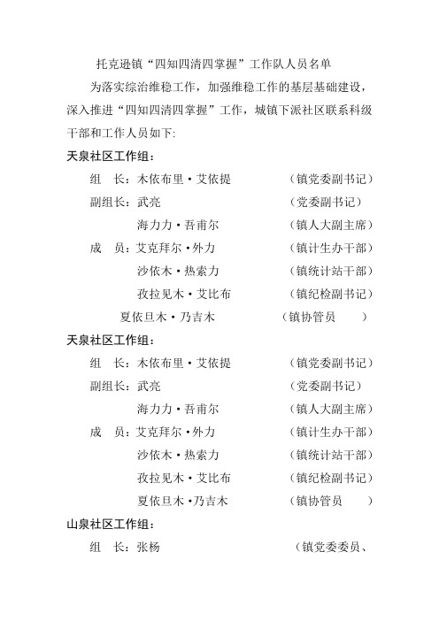 工作队名单7.8