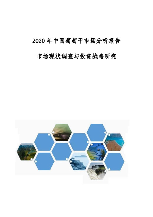 中国葡萄干市场分析报告-市场现状调查与投资战略研究