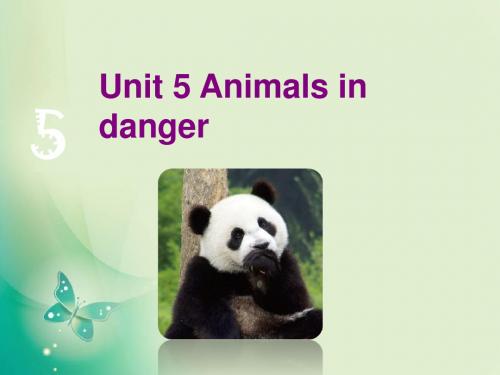 2019教育六年级上册英语课件-Unit 5《Animals in danger》_牛津上海版 (共18张PPT)精品英语