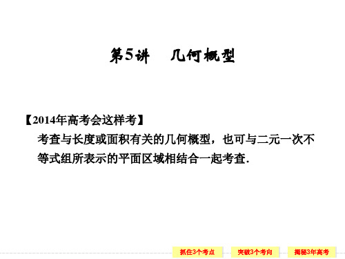 几何概型 高考数学总复习 高考数学试题详解