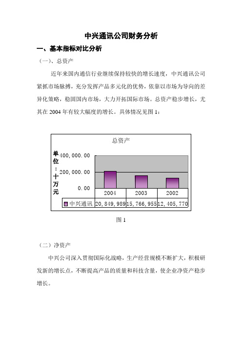 (财务分析)中兴通讯财务分析