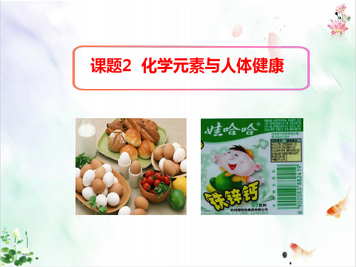 人教版化学《化学元素与人体健康》课件下载