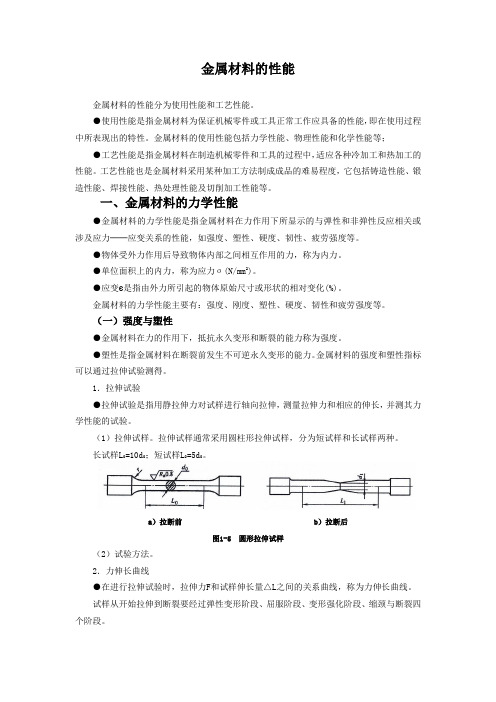 金属材料的性能