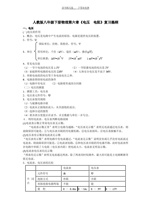人教版八年级下册物理第六章