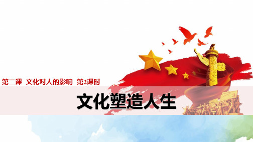 高中政治必修3精品课件9：2.2 文化塑造人生