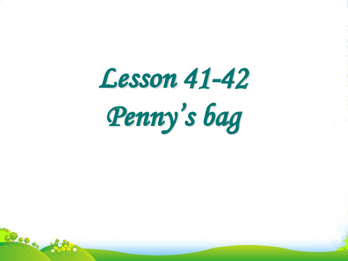 新概念英语lesson41-42(共37页)课件