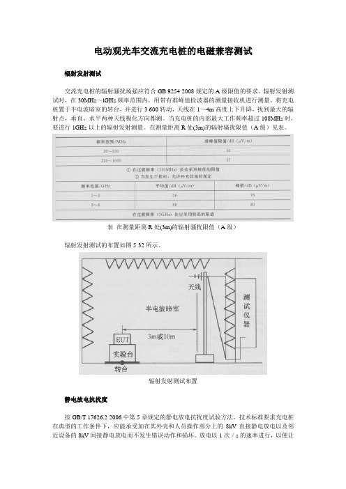 电动车交流充电桩的电磁兼容测试