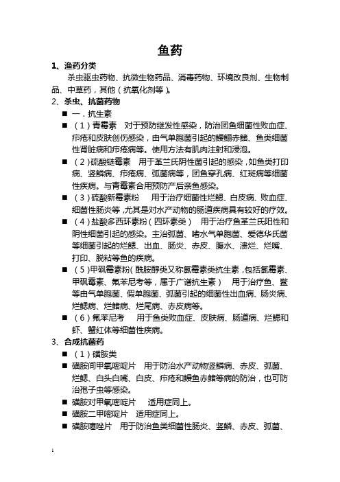 鱼药