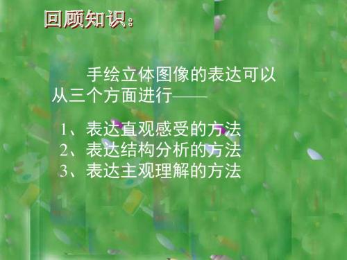 人美版美术七上第二课《手绘线条图像的表达》ppt课件3
