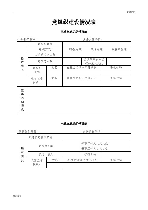 党组织建设情况表.doc