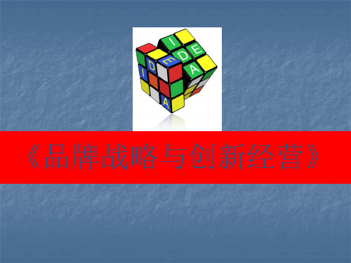 品牌战略与创新经营ppt课件