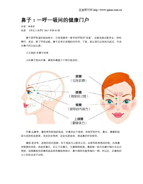 鼻子：一呼一吸间的健康门户