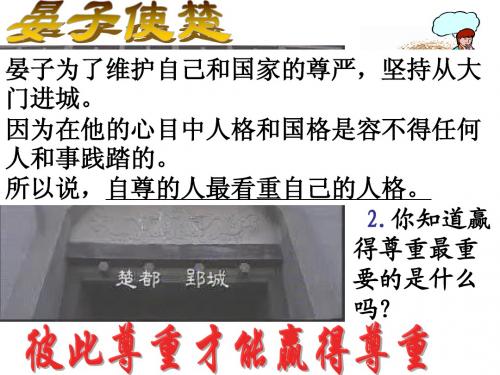 1.1.3珍惜无价的自尊 课件 (人教版七年级下册