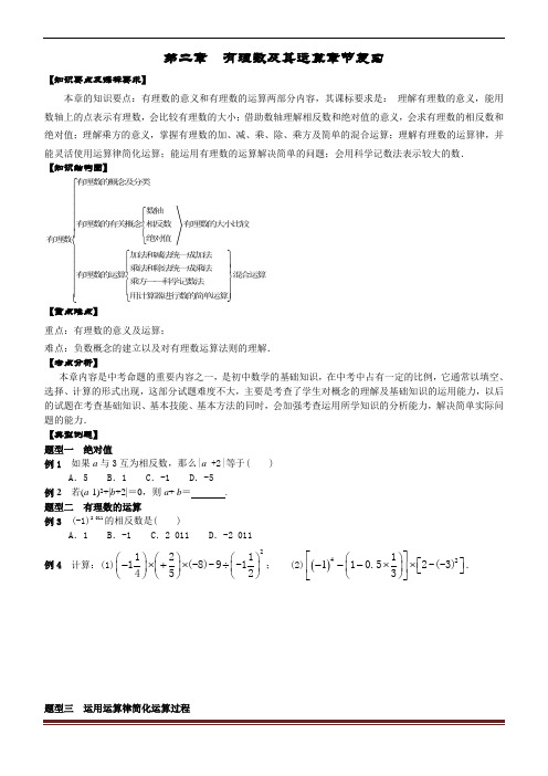 第二章 有理数及其运算 章节复习