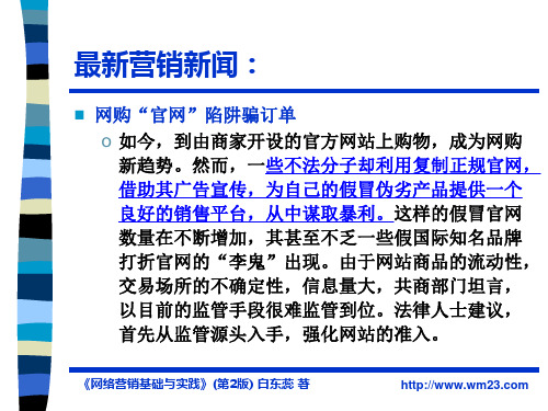 网络营销导向的企业网站(ppt33张)